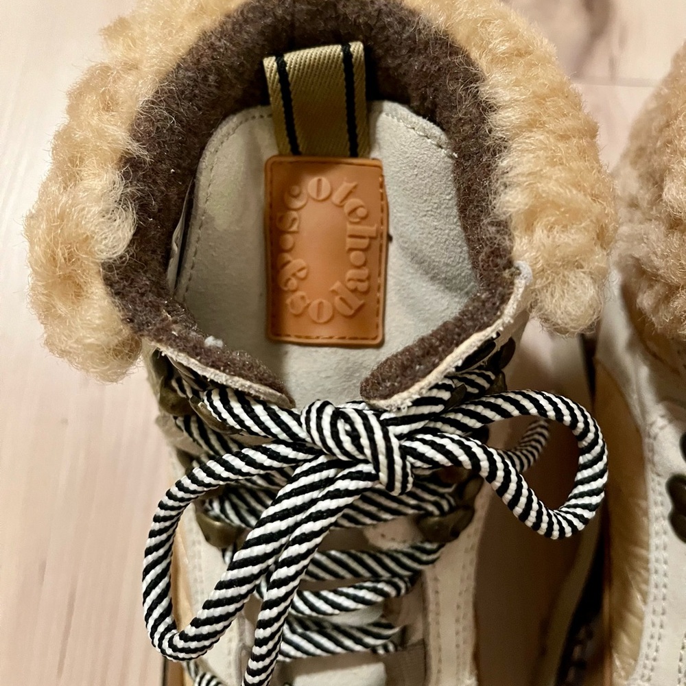 Scotch and Soda Olivine Wool Lace Up Boots - Picture 10 of 14